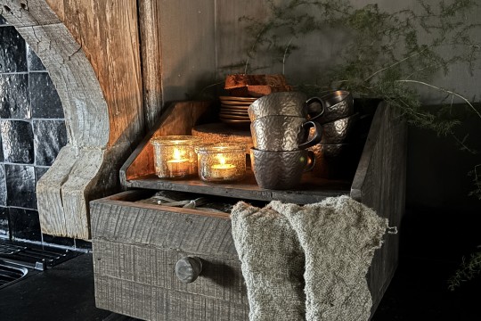 Gruttersbak -Driftwood met 1 lade